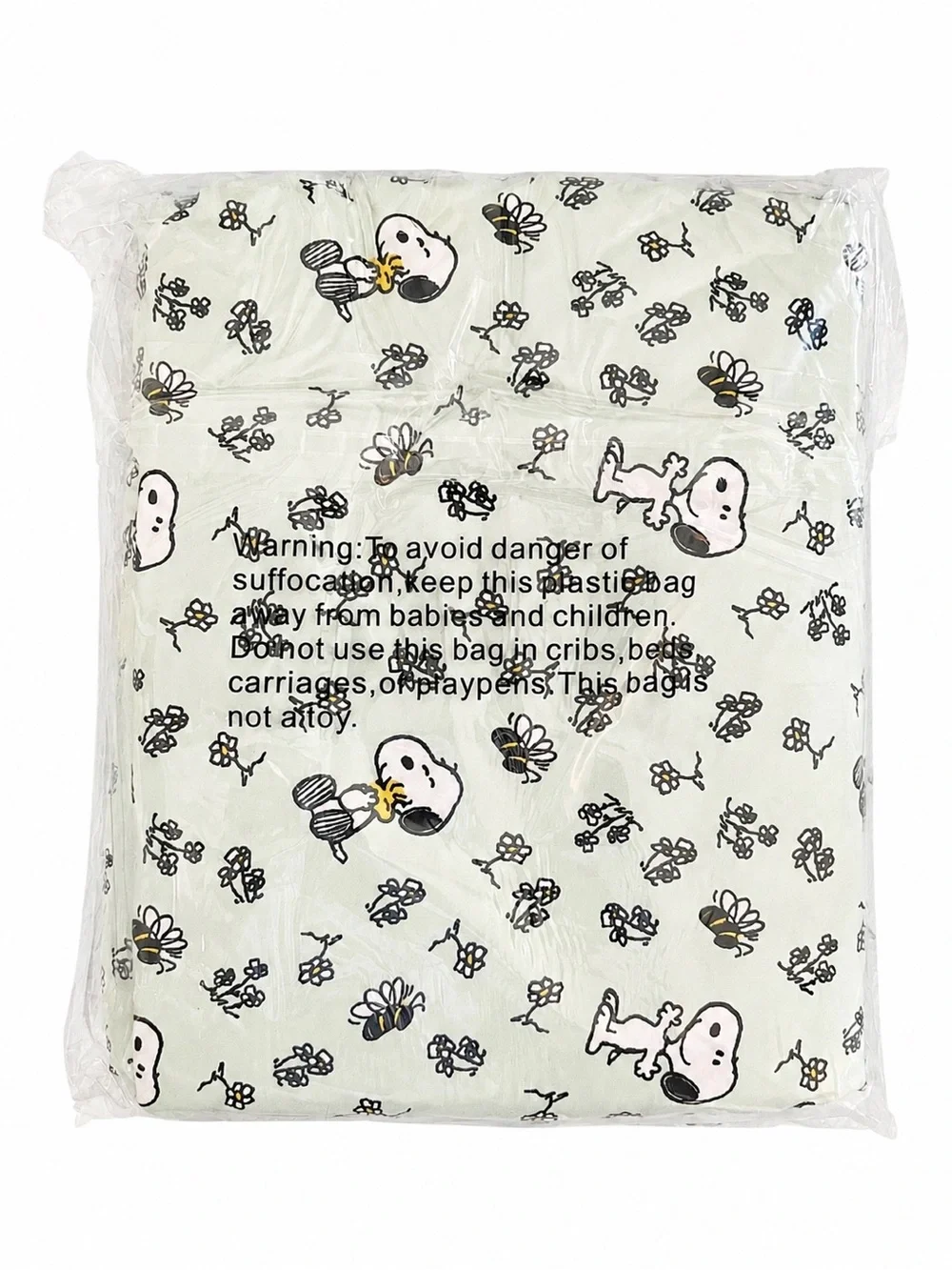NWT Peanuts Snoopy & Woodstock Twin Sheet Set Sage Green Microfiber Berkshire